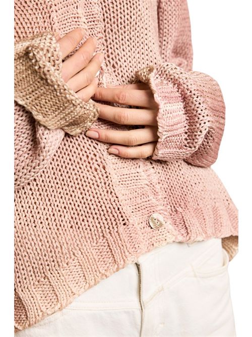 cardigan donna aerografato Alessandro Aste | DERBY-SPRAYARTPALE BLUSH